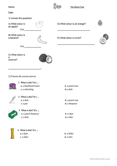 Diagnostic Tests English Esl Worksheets For Distance Learning And