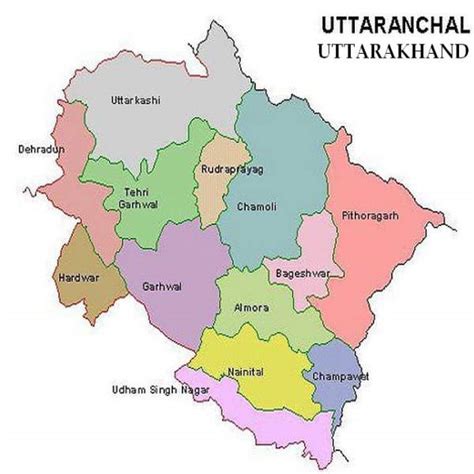 Location Map Of Uttarakhand Map Location Map State Capitals Map