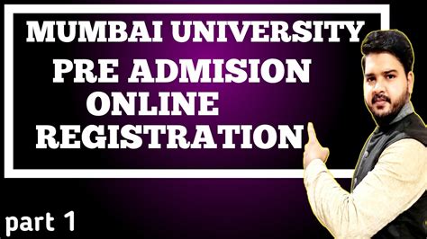 Mumbai University Pre Admission Registration Started 2021 22mumbai