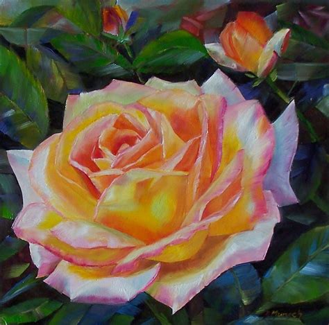 Pin On Flower Oil Paintings