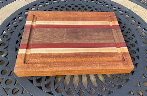 Handmade Butcher Block Cutting Board With Juice Groove Etsy