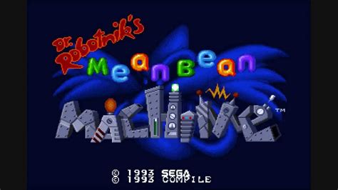 Drrobotniks Mean Bean Machine Title Screen Youtube