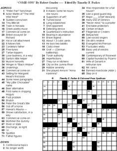Print crossword puzzles right here! Medium Difficulty Crossword Puzzles to Print and Solve ...