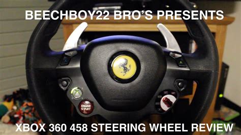 Xbox 360 Ferrari 458 Steering Wheel And Pedals Review Youtube
