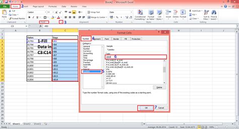 Excel Date Formatting Date Formatting In Ms Excel Excel Tips Tricks