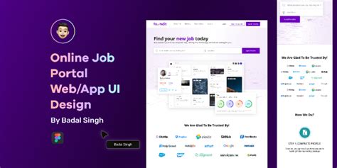 Online Job Portal Webapp Ui Design Figma