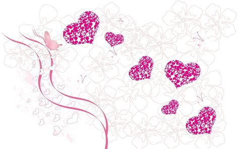 Hearts And Flowers Wallpapers Wallpaper Cave