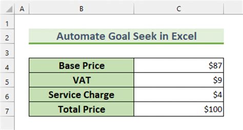 How To Automate Goal Seek In Excel 2 Easy Methods Exceldemy