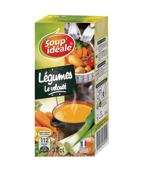 Velouté De Légumes Soupidéale® Le N°1 De La Soupe En Tétra Pak