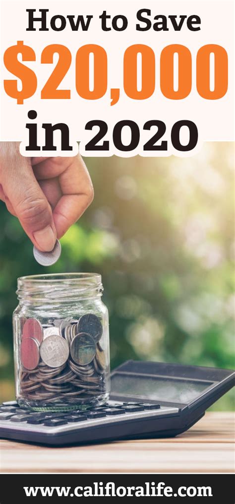 How to save 20000 in 2 years. How to Save $20,000 in 2020 | Budgeting money, Money ...