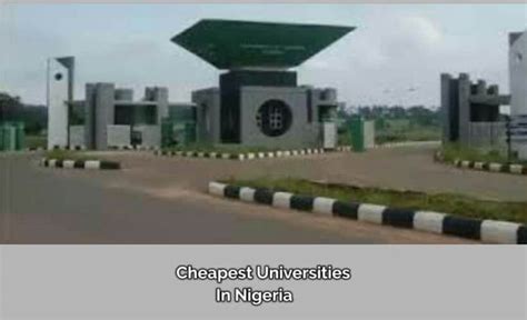 Cheapest Universities In Nigeria 2022 Updated Learnallinfo