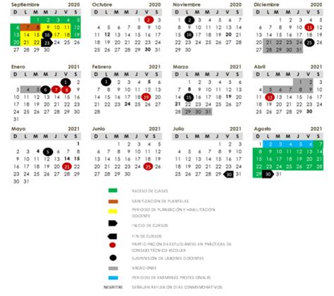 Consulta El Calendario Escolar 2020 Inscripciones Y Regreso A Clases