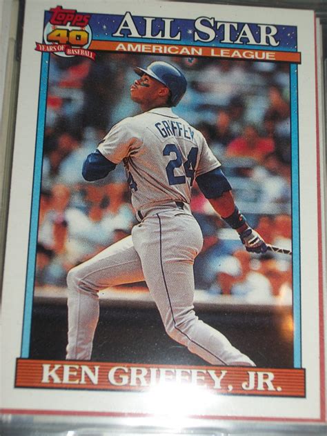 Ken Griffey Jr 1990 Topps Baseball Card American League