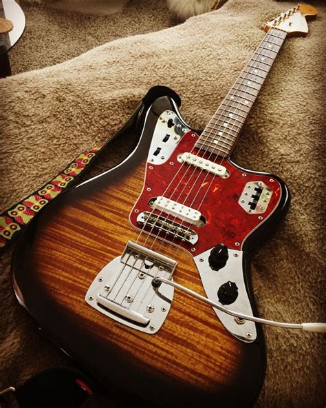 This Is My Mij Fender Jaguar Foto Flame Finish Classic Guitar Fender
