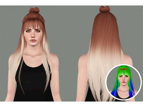 Dump Hair Texture By Pandelabs 4 Sims Sims Hair Sims 3