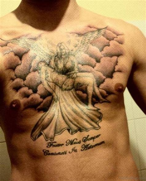 Graceful Angel Tattoos For Chest