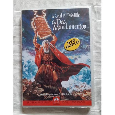 Dvd Duplo Os Dez Mandamentos Paramount Collection Lacrado Shopee Brasil