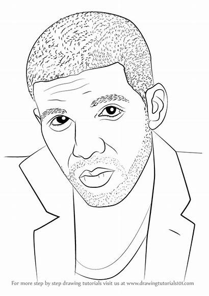 Drake Draw Step Drawing Rappers Tutorials Learn
