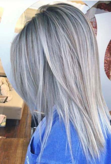 Hair Gray Blue 29 Trendy Ideas Hair Hair Styles Silver Grey Hair