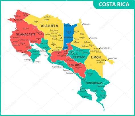 El Mapa De Costa Rica Images Productos Tursticos De Costa Rica