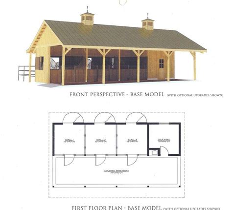 Architect Designed Basis For Custom Design Versatile In Line Barn