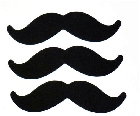 Items Similar To 100 45 Inch Paper Moustache Mustache Die Cut Party