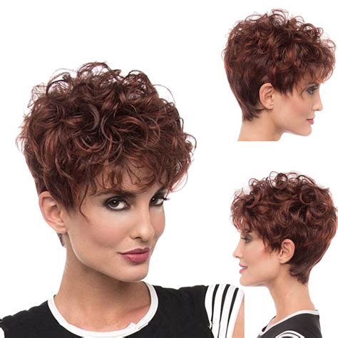 〖hellobye〗fashion Women S Sexy Full Wig Short Wig Curly Wig Styling Cool Wig