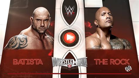 Wwe 2k16 Pc Batista Vs The Rock Youtube
