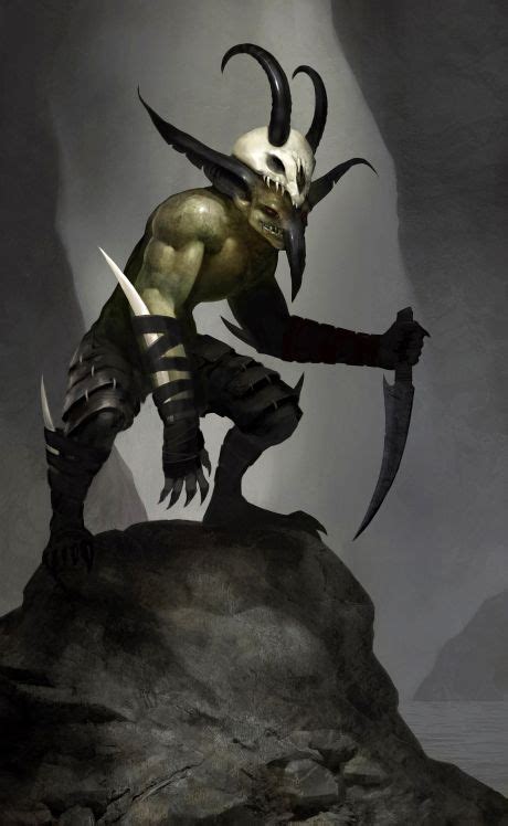 Goblin Assassin By Quinnsimoes On Deviantart Com Imagens Monstros