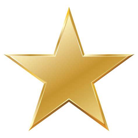 Gold Star Jpeg Clip Art Library