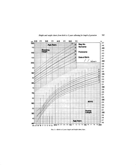 Normal Height And Weight Chart 7 Free Pdf Documents Download