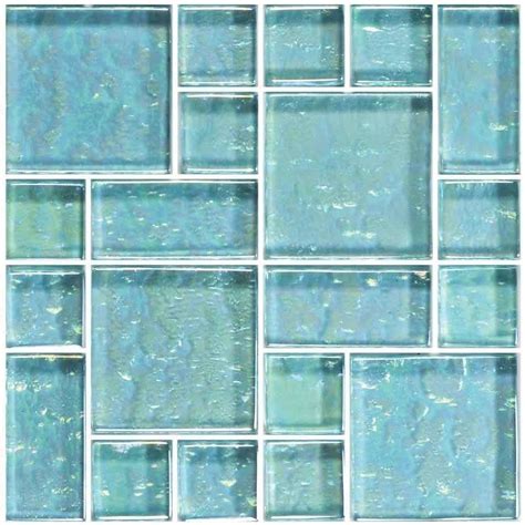 Iridescent Clear Glass Pool Tile Aqua Mixed Glass Pool Tile Aqua Glass Tiles Pool Tile