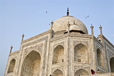 Taj Mahal Building Details Stock Image Image Of Landmarks 13137355