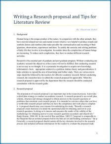literature review format template templateral