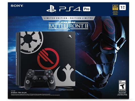 Playstation 4 Pro 1tb Limited Edition Star Wars Battlefront Ii Bundle