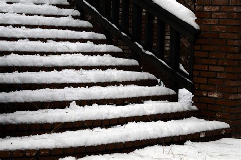 Snowy Steps Free Stock Photo Public Domain Pictures