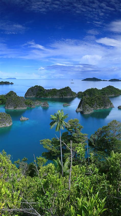 Landscape With Raja Ampat Islands New Guinea West Papua