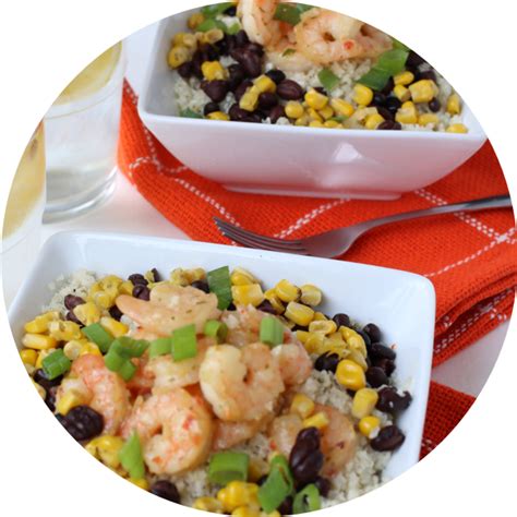 Cauliflower Rice Bowl With Shrimp Seapak