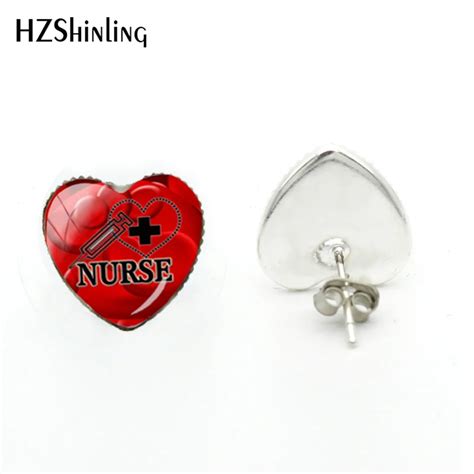 Buy 2018 New Nurse Symbol Heart Earring Love Be A