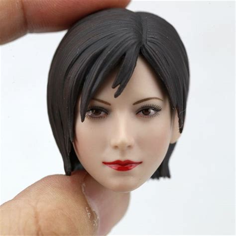1 6 scale ada wong head sculpt movie female short hair head carving for 12 inches tbleague body