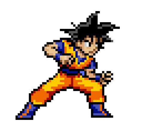 Goku Pixel Art Dragon Ball Pixels Png Images Images And Photos Finder
