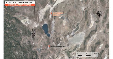Surge Battery Metals Acquires An 80 Option On The San Emidio Lithium