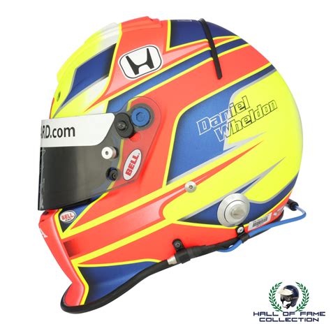 2009 Dan Wheldon Replica Bell Helmet With Signed Race Worn Visor Plus