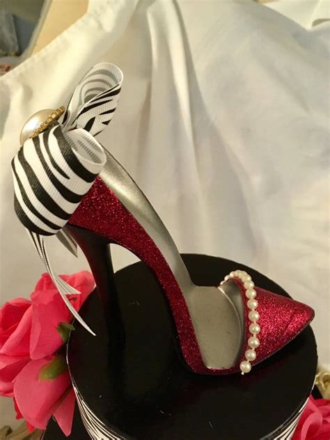 High Heel Shoe Centerpiece Paris Theme Sweet 16 Bridal Etsy In 2021