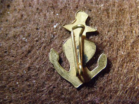 Muy Antigua Y Rara Insignia Ancla Y Corazón S Comprar Pins Antiguos