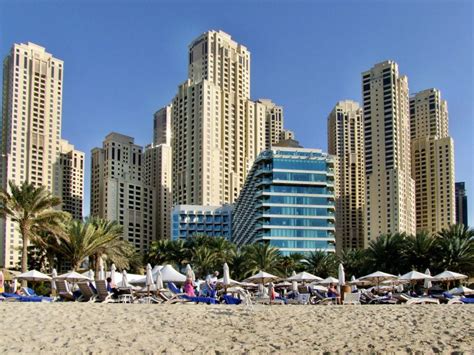 Strandbereich Vom Hilton Jumeirah Beach Resort Hilton Dubai Jumeirah