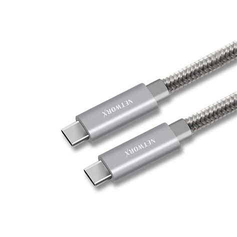 Networx USB C Auf Lightning Daten Und Ladekabel Nylon 2 M Grau Kau