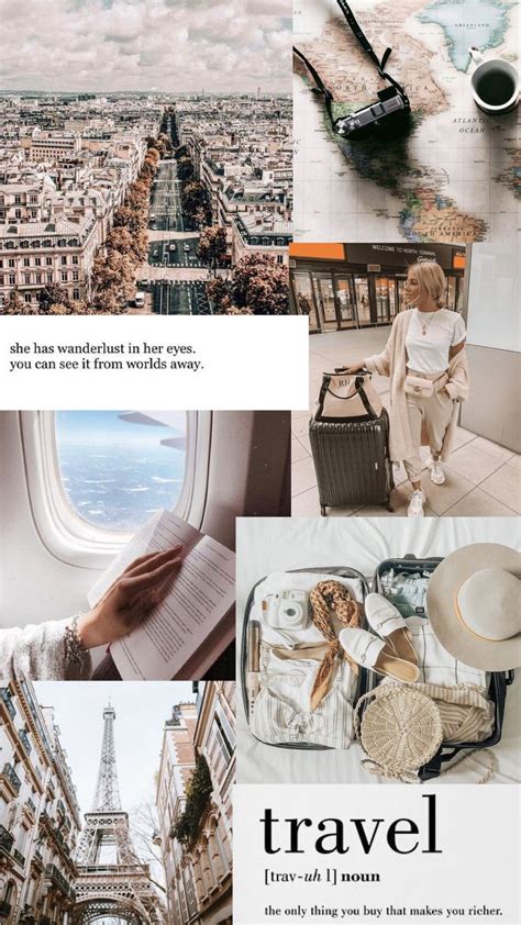 Moodboard Travel Collage Aesthetic Iphone Wallpaper Iphone