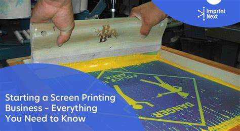 Starting A Screen Printing Business The Complete Guide