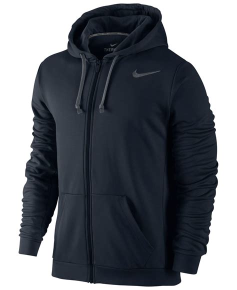 Lyst Nike Ko 30 Therma Fit Full Zip Hoodie In Blue For Men